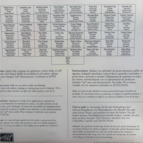 Stampin' Up! Pastels Set - Picture 7 of 8